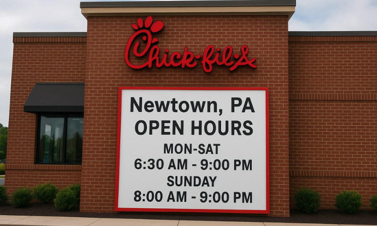 Chick-fil-A Newtown PA Open Hours – Your Complete Guide to Breakfast, Lunch & Dinner 🕒🍗