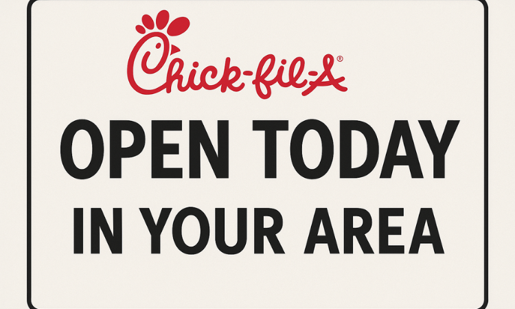 Is Chick-fil-A Open Today in My Area? (USA & Canada Edition) 🐔🍟