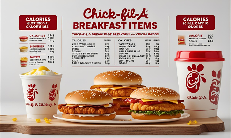 Chick-fil-A Breakfast Items List with Calories (USA & Canada 2025) – Full Guide by Maria