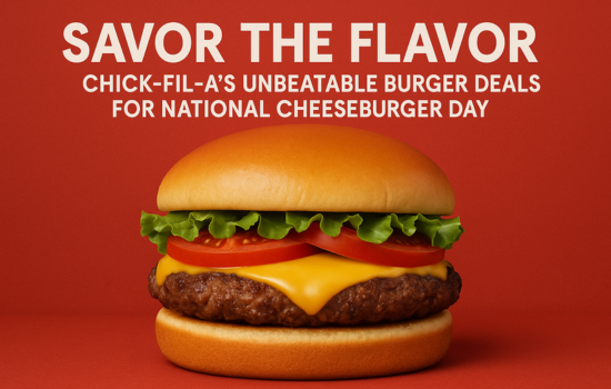 Savor the Flavor: Chick-fil-A’s Unbeatable Burger Deals for National Cheeseburger Day