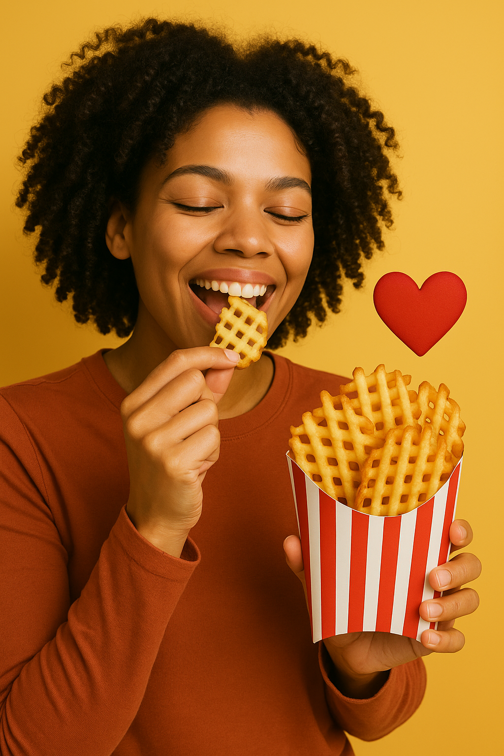 First Bite Reaction to Chick-fil-A Waffle Potato Fries (Medium) – Crispy, Golden, Addictive!