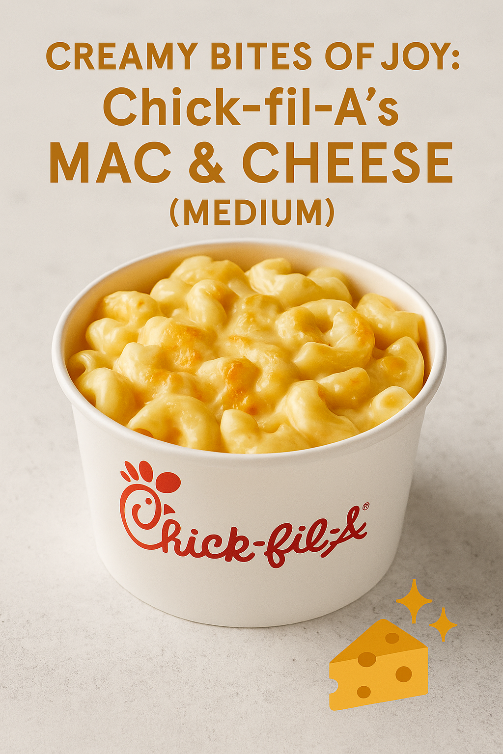 Creamy Bites of Joy: Chick-fil-A’s Mac & Cheese (Medium) Experience! 🧀✨